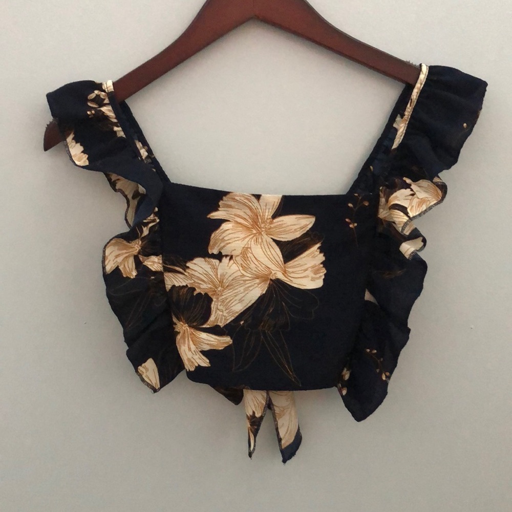 Summer Set Floral shorts and crop top
